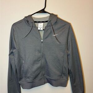 Nike Women's Charcoal Full-Zip Hoodie